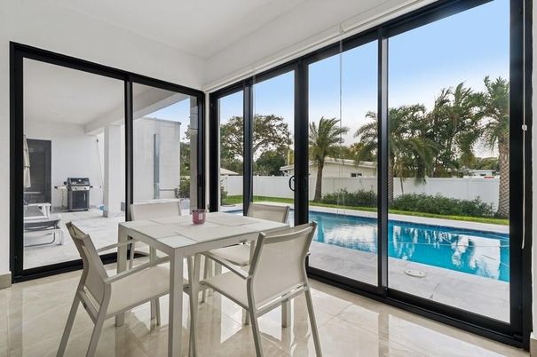 Dining room, Interior, Pool, Sun Room