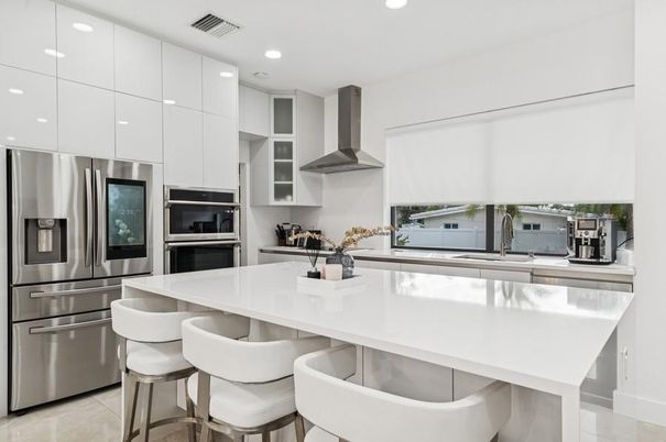 Interior, Kitchen, Recessed Lighting, Stainless Steel Appliances