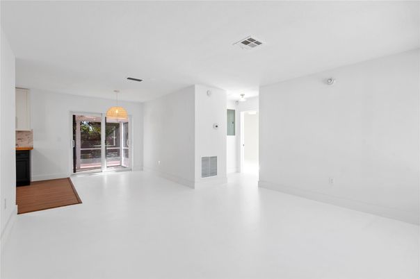 Empty room, Interior, Pendant Lights