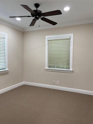Empty room, Interior, Recessed Lighting