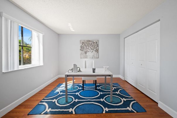 Home Office, Interior, Wood Texture Flooring