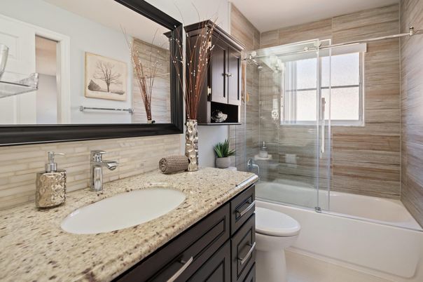 Bathroom, Glass Shower, Interior