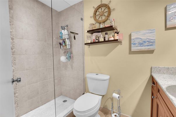 Bathroom, Glass Shower, Interior