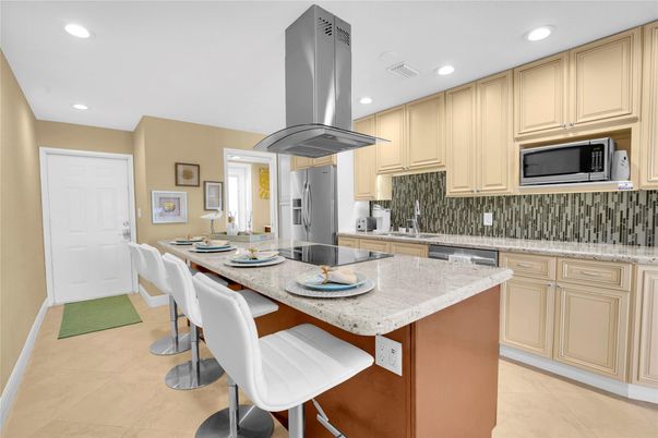 Interior, Kitchen, Recessed Lighting, Stainless Steel Appliances