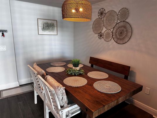 Dining room, Interior, Wood Texture Flooring