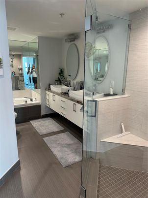 Bathroom, Bedroom, Dual Sink Vanities, Glass Shower, Interior