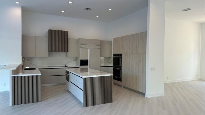 Interior, Kitchen, Recessed Lighting, Stainless Steel Appliances
