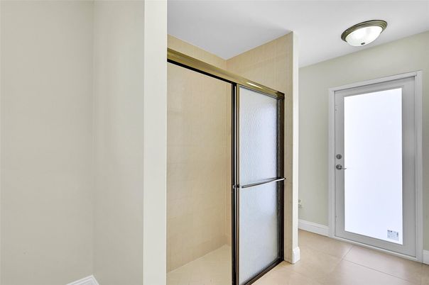 Bathroom, Glass Shower, Interior