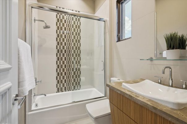 Bathroom, Glass Shower, Interior
