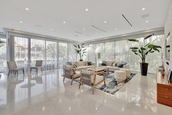 Interior, Living room, Recessed Lighting