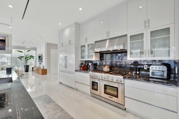 Interior, Kitchen, Recessed Lighting, Stainless Steel Appliances