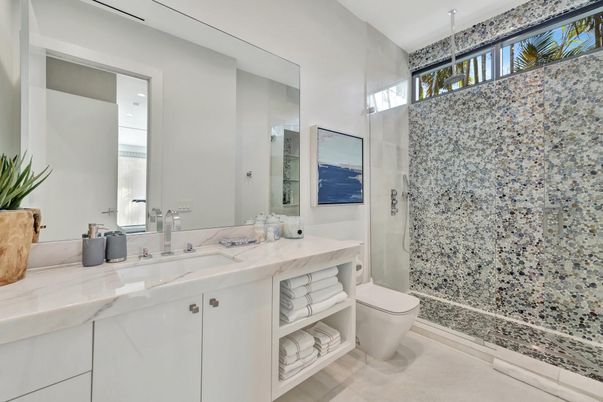 Bathroom, Glass Shower, Interior