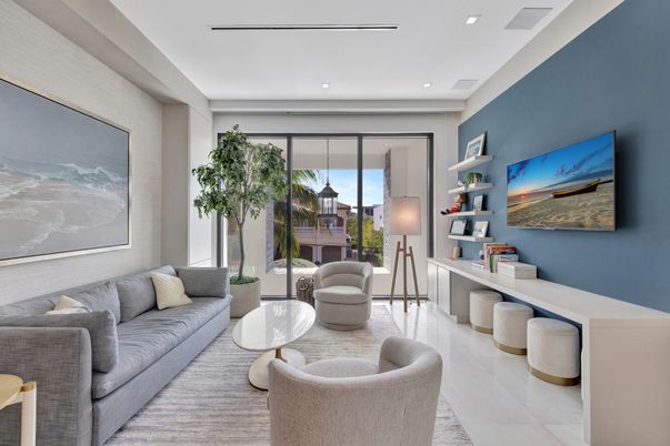 Interior, Living room, Recessed Lighting
