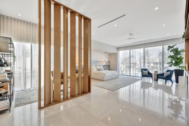 Bedroom, Interior, Recessed Lighting