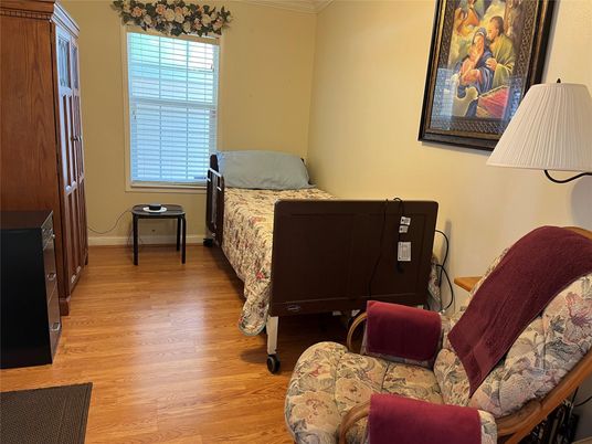 Bedroom, Interior, Wood Texture Flooring