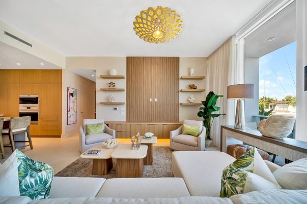 Interior, Kitchen, Living room, Recessed Lighting, Stainless Steel Appliances