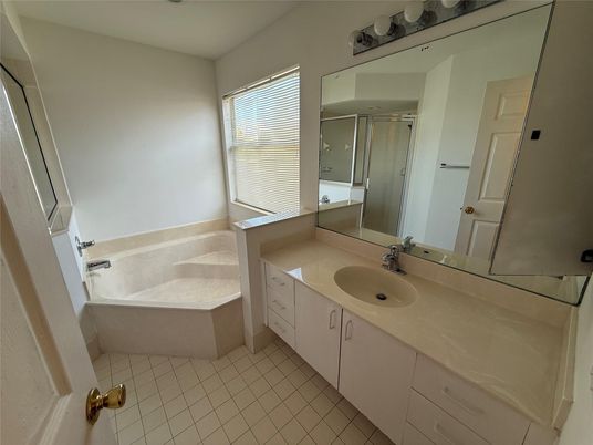 Bathroom, Dual Sink Vanities, Glass Shower, Interior