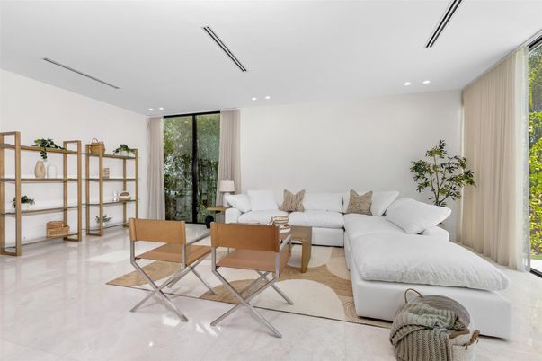 Interior, Living room, Recessed Lighting