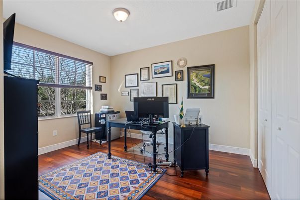 Home Office, Interior, Wood Texture Flooring