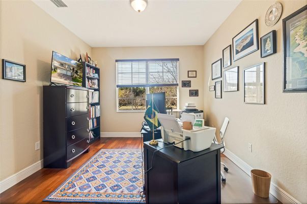Home Office, Interior, Wood Texture Flooring