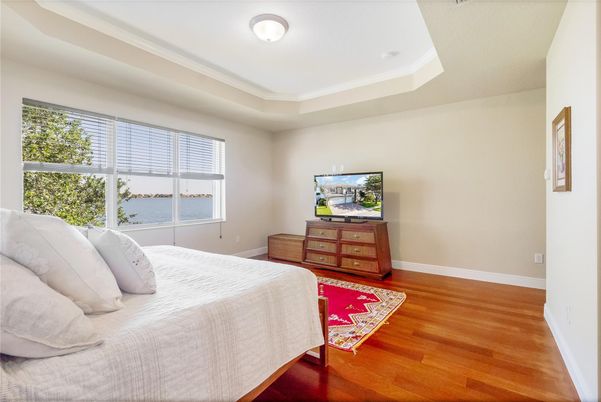 Bedroom, Interior, Water, Wood Texture Flooring