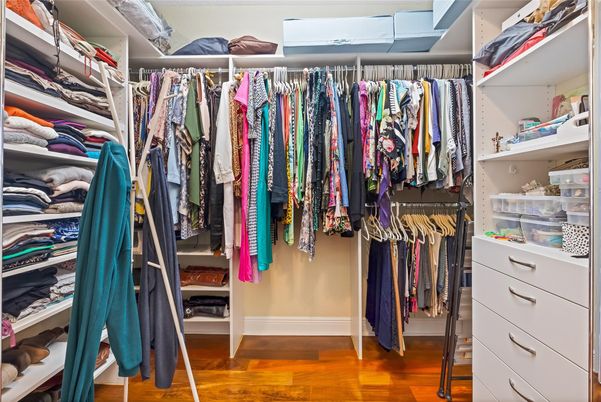 Interior, Walk-in Closets, Wood Texture Flooring
