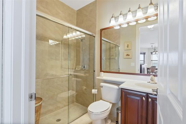 Bathroom, Glass Shower, Interior