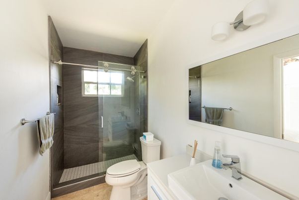 Bathroom, Glass Shower, Interior
