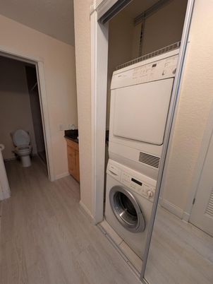 Interior, Utility Closets, Washer, Wood Texture Flooring