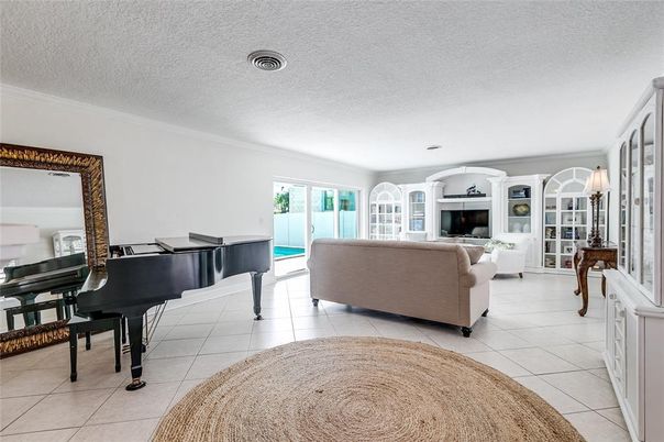 Interior, Living room, Piano