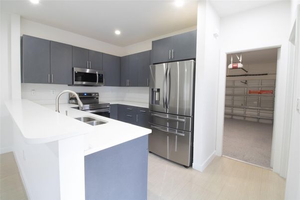 Interior, Kitchen, Recessed Lighting, Stainless Steel Appliances