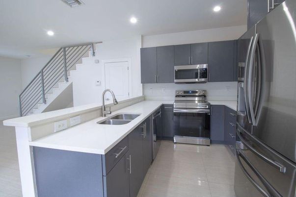 Interior, Kitchen, Recessed Lighting, Stainless Steel Appliances