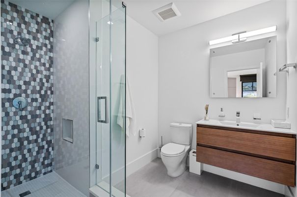 Bathroom, Glass Shower, Interior