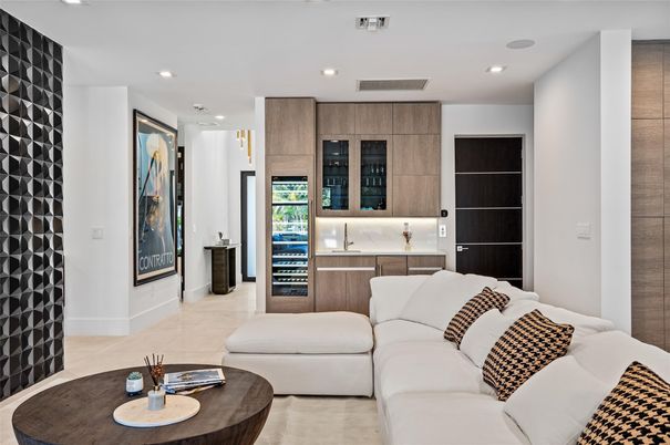 Interior, Kitchen, Living room, Recessed Lighting