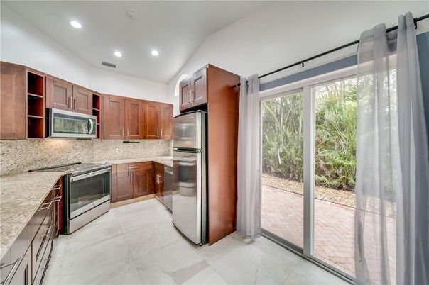 Interior, Kitchen, Recessed Lighting, Stainless Steel Appliances