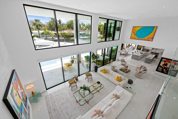 Interior, Living room, Recessed Lighting