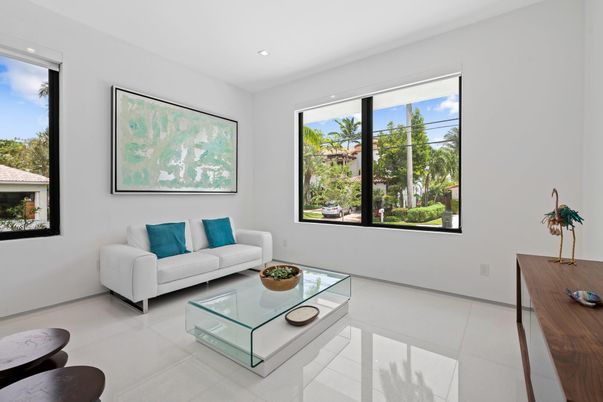 Interior, Living room, Recessed Lighting