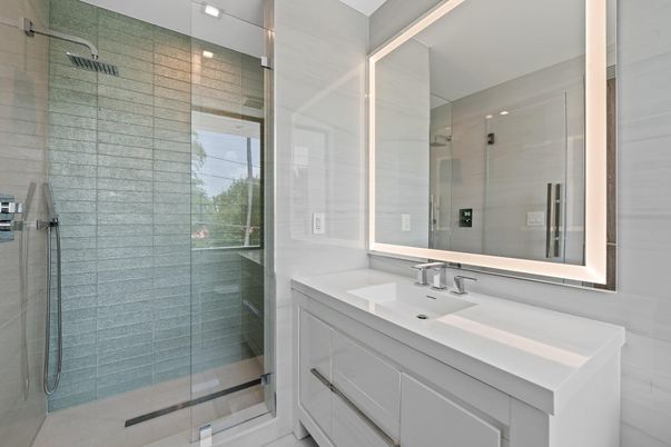 Bathroom, Glass Shower, Interior