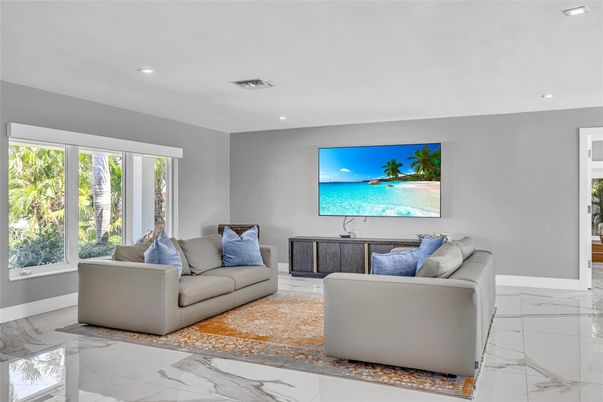 Interior, Living room, Marble, Recessed Lighting