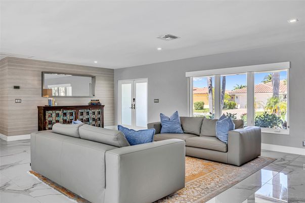 Interior, Living room, Marble, Recessed Lighting