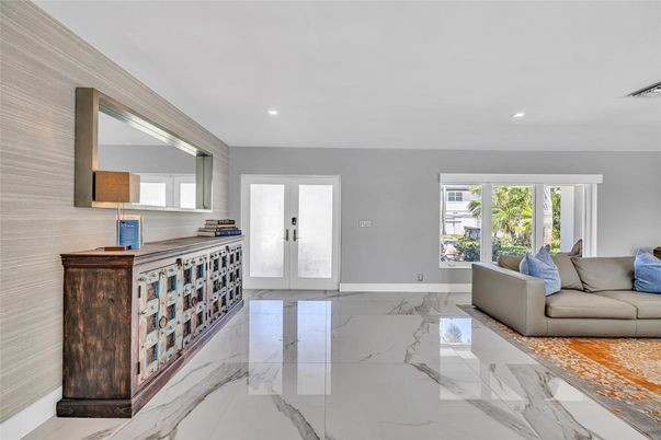 Interior, Living room, Marble, Recessed Lighting