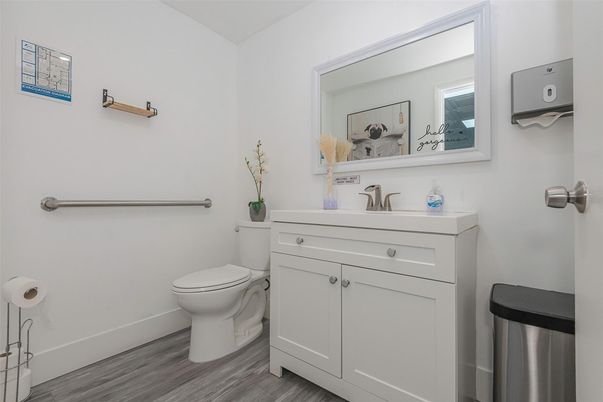 Bathroom, Interior, Wood Texture Flooring