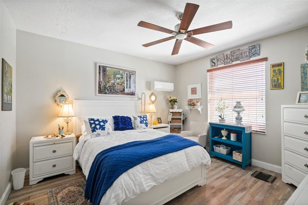 Bedroom, Interior, Wood Texture Flooring