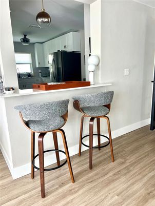 Interior, Kitchen, Wood Texture Flooring