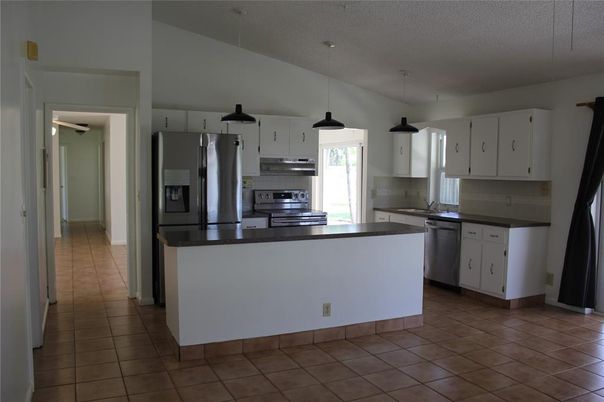 Interior, Kitchen, Pendant Lights, Stainless Steel Appliances