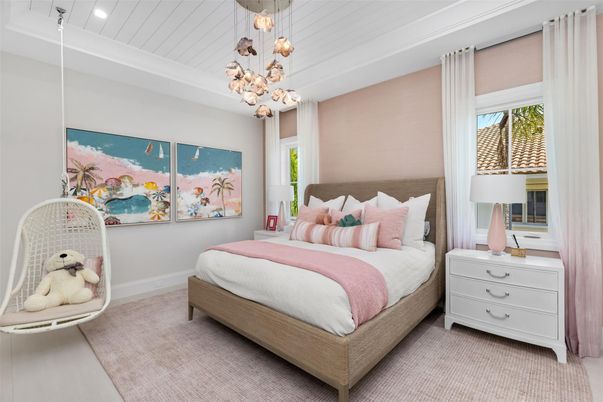 Bedroom, Interior, Pendant Lights