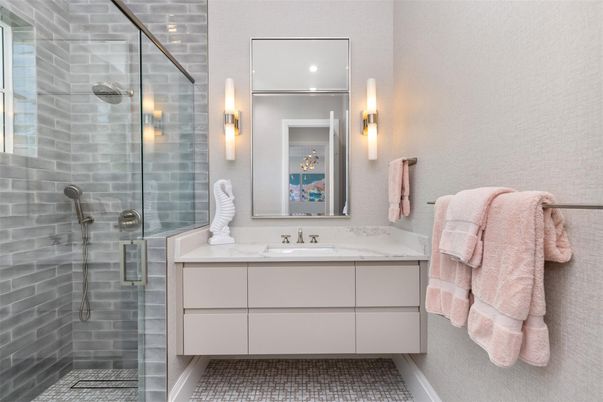 Bathroom, Glass Shower, Interior