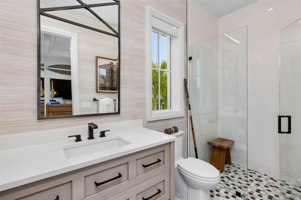Bathroom, Glass Shower, Interior