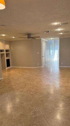 Empty room, Interior, Recessed Lighting