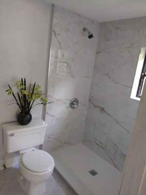 Bathroom, Interior, Marble Walls